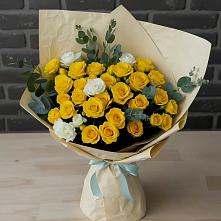 Букет цветов из:  Розы #REPLACE_PRED# Пестово Новгородская область