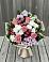 Букет цветов из: Альстромерии, Гвоздики, Розы и Хризантемы в Пестово Новгородская область