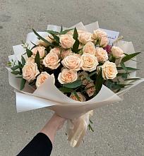 Букет Кремовые розы Латте #REPLACE_PRED# Пестово Новгородская область
