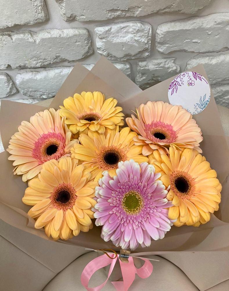 Букет цветов из: Герберы в Пестово Новгородская область