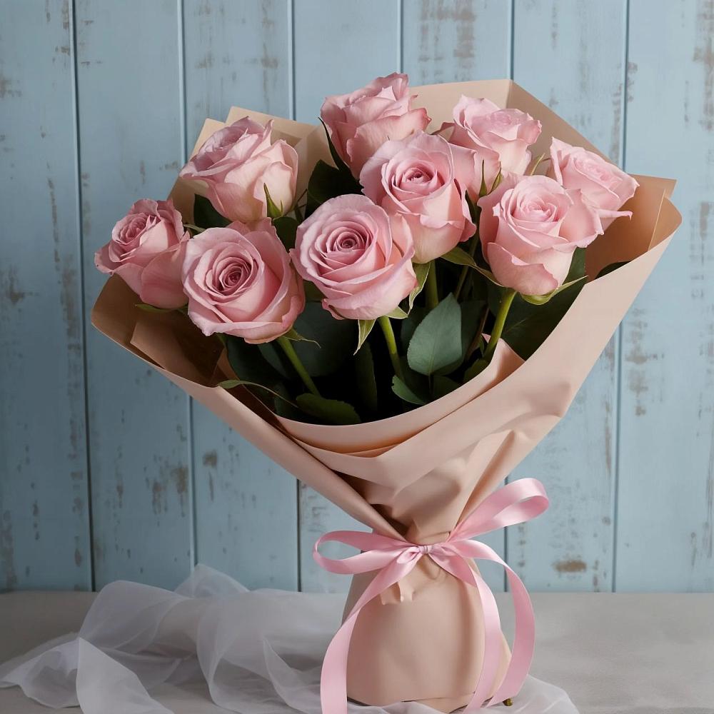 Букет цветов из: Розы в Пестово Новгородская область