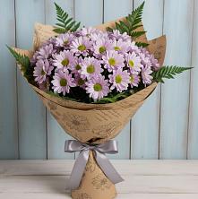 Букет цветов из:  Хризантемы в Пестово Новгородская область