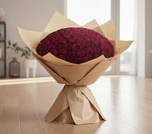 Букет 101 Красная роза в Пестово Новгородская область