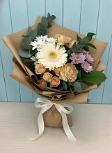 Букет цветов из:  Герберы и Хризантемы #REPLACE_PRED# Пестово Новгородская область