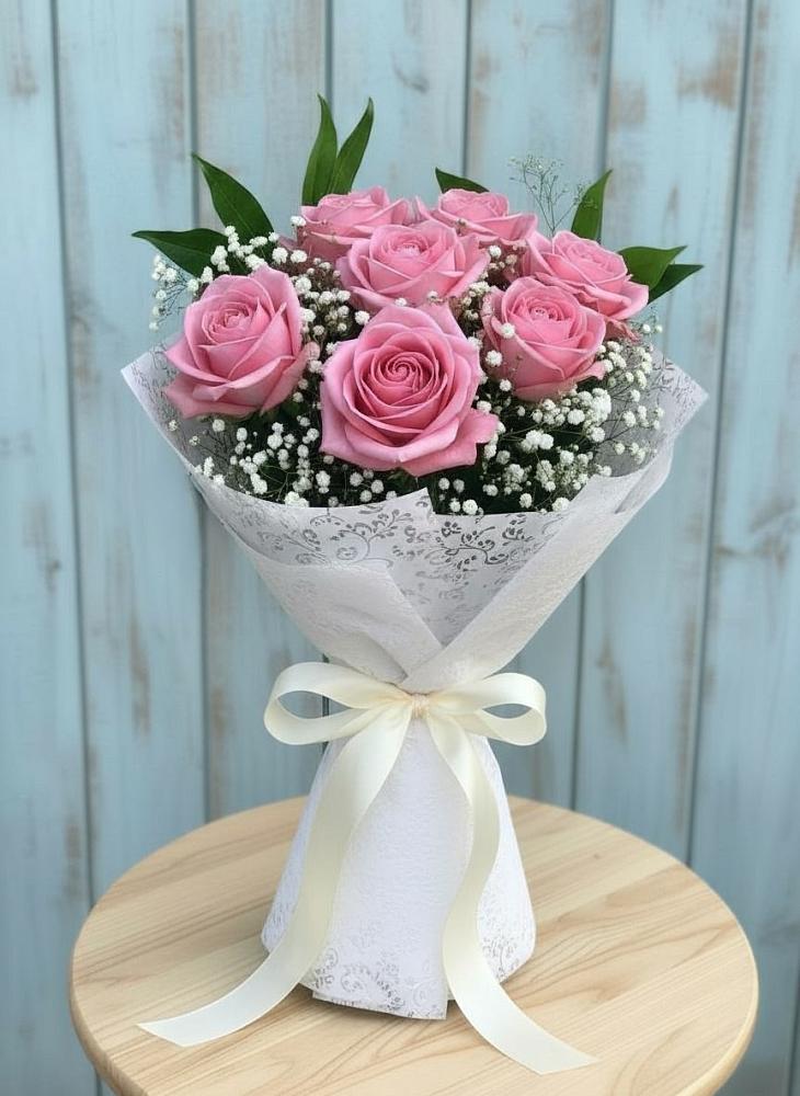 Букет цветов из: Розы в Пестово Новгородская область