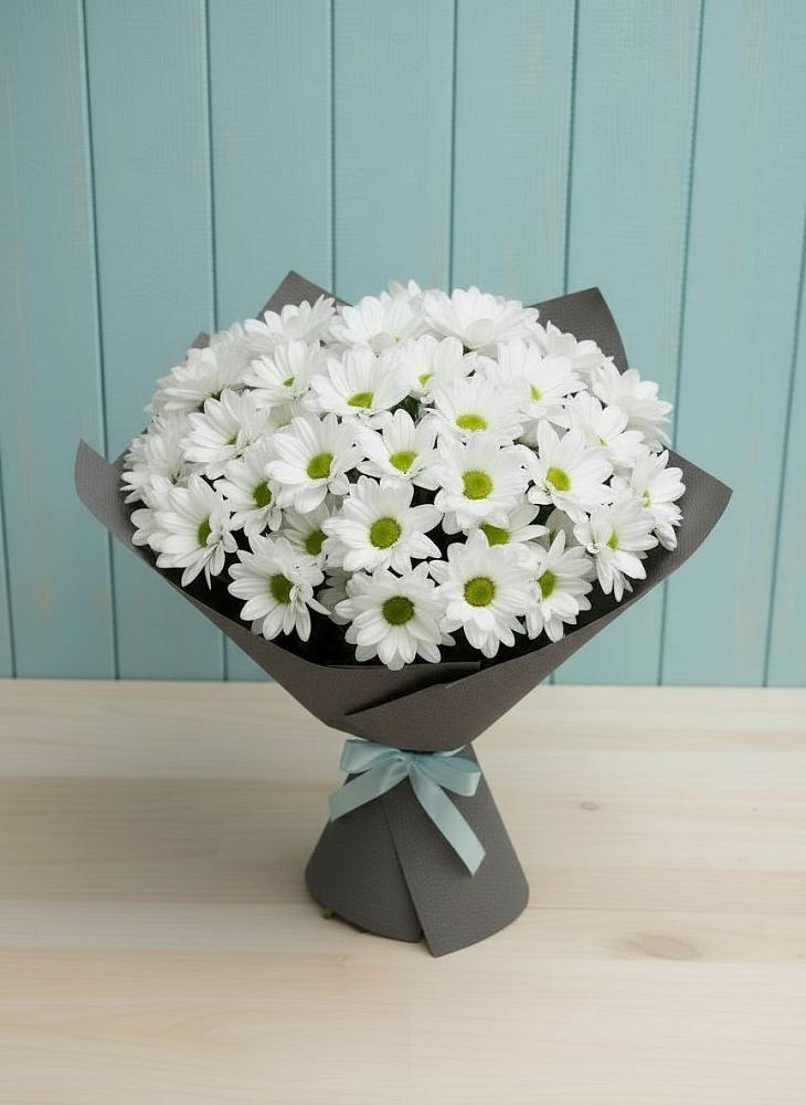 Букет цветов из: Хризантемы в Пестово Новгородская область