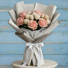 Букет цветов из:  Розы в Пестово Новгородская область