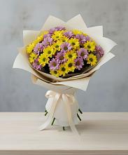 Букет цветов из:  Хризантемы #REPLACE_PRED# Пестово Новгородская область