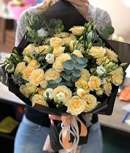 Букет цветов из:  Розы и Лизиантусы #REPLACE_PRED# Пестово Новгородская область